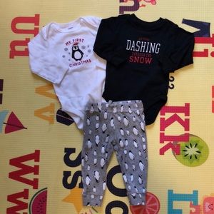 8 pieces - Baby boy Christmas/holiday bundle!!!